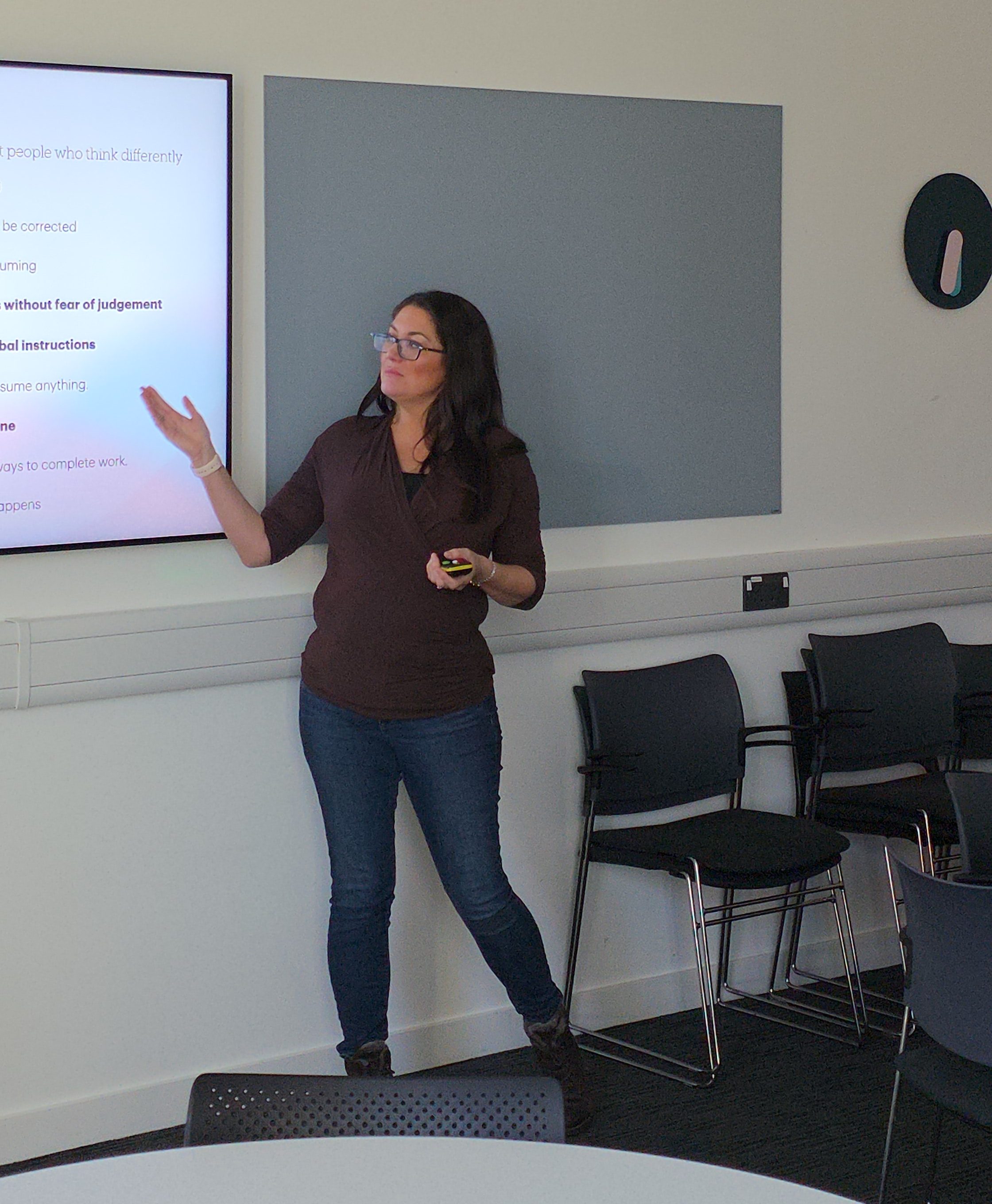 Conference audience listening to Neurotalks presentation